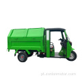 Triciclo de caminhão de lixo de saneamento urbano